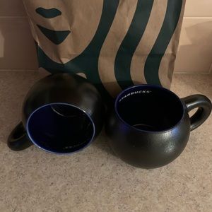 Starbucks  2- 12oz mugs